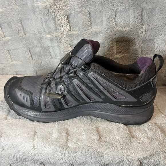 Women's Salomon Hiking XA Comp 6 Contagrip Shoes Size 8.5 Purple Ortholite Trail - Picture 4 of 16